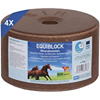 imima EQUIBLOCK - Juego de 4 piedras minerales de 3 kg